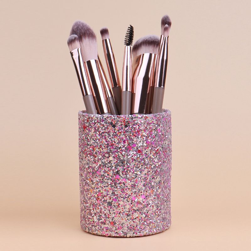 Zoelya Tool Multi-Functional Storage Tube Vanity Table Desktop Eyebrow Pencil Holder Eyeshadow Makeup Brush Container_voghion.com