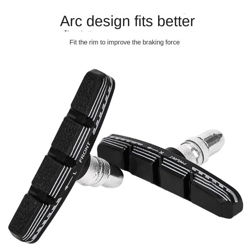 Lot de 2/4/8 plaquettes de frein en V pour vélo de montagne, système de freinage universel durable, accessoires de cyclisme en acier inoxydable_voghion.com