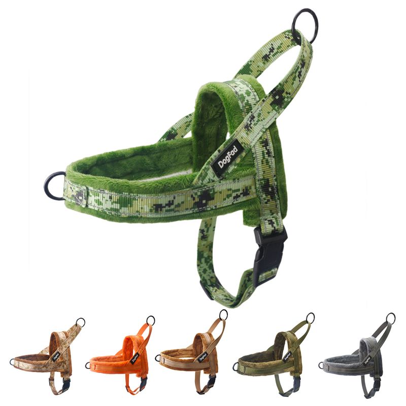 Pet With Plush Comfortable Inner Lining, Leash, Outdoor Sports Vest, Dog Harness_voghion.com