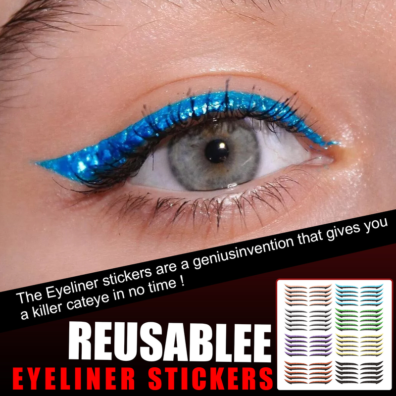 Sjajna svijetla šminka eye party club srebrna svijetla pozornica flaster za oči_voghion.com