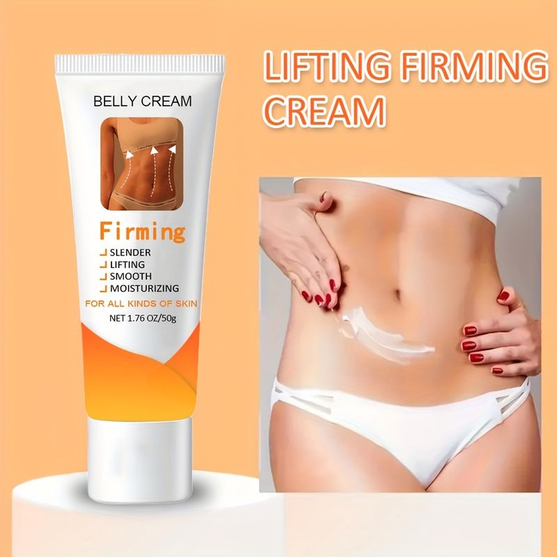 Jojoba Yağı ve Kafeinli Göbek: Kadınlar İçin Açık Bej Nemlendirici ve Sıkılaştırıcı Vücut Masaj Kremi - Sıkılaştırıcı, Kalça,_voghion.com