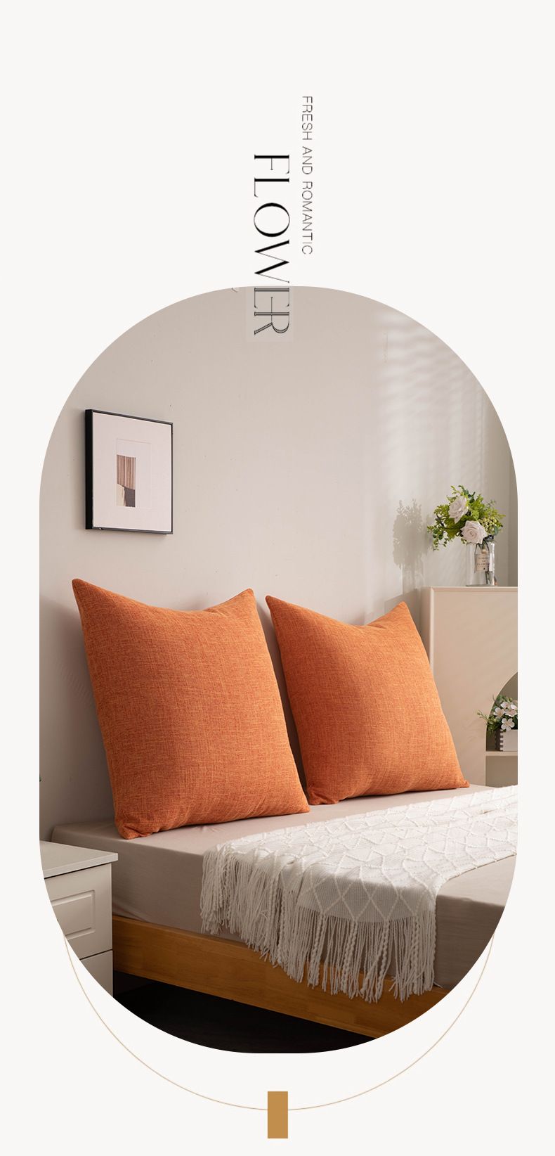Ergonomic Backrest Pillow - Large Lumbar Support Cushion For Bed & Sofa (Memory Foam Soft Fabric Adjustable Strap Perfect For Reading & Relaxing)_voghion.com
