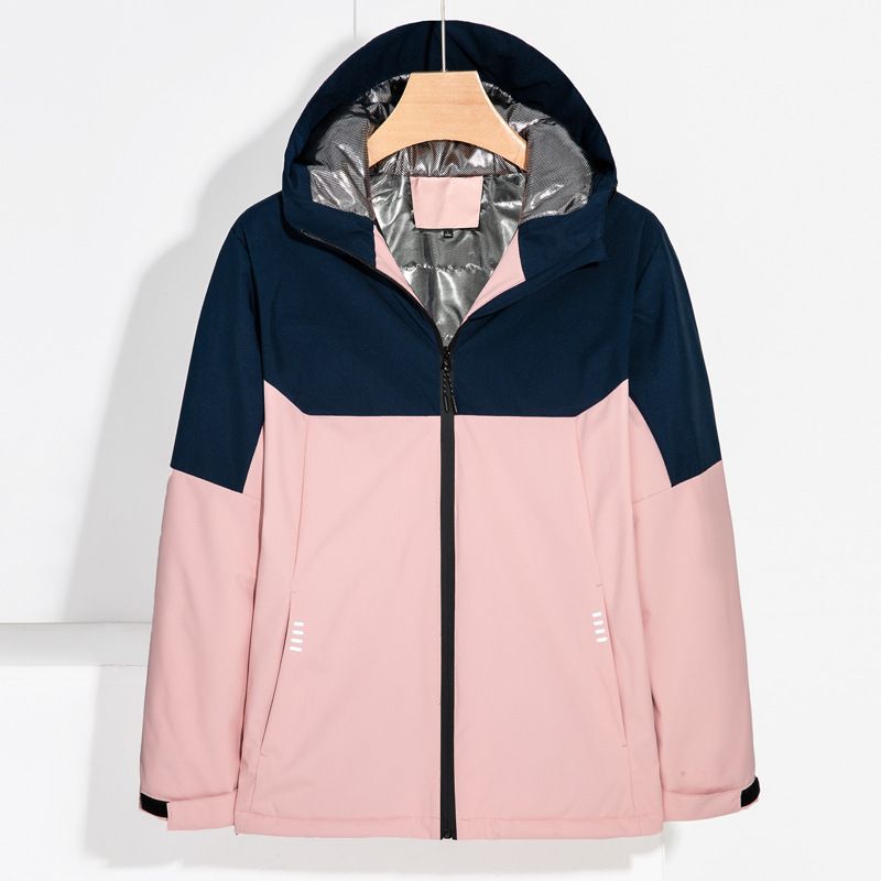 Outdoor Padded Men And Women, Single Layer Jacket For Couples, Loose Waterproof Travel Coat, Windbreaker_voghion.com