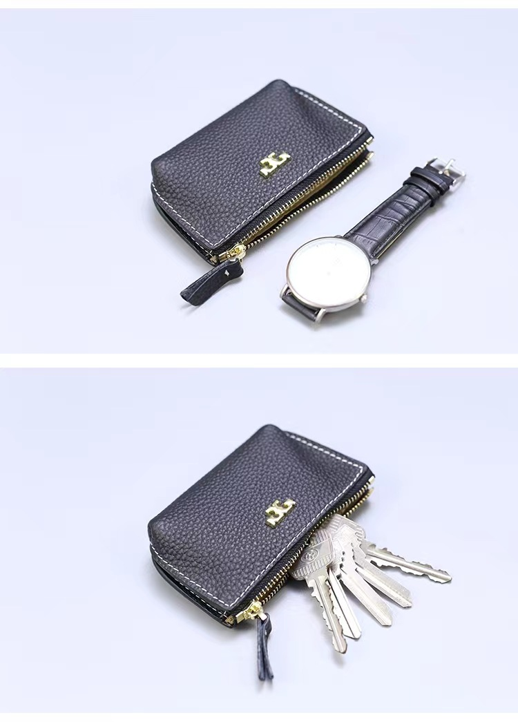 Fashion hot style kohudar läppstift liten väska multifunktionsnyckelväska mini myntväska levande välfärd korthållare i äkta läder_voghion.com