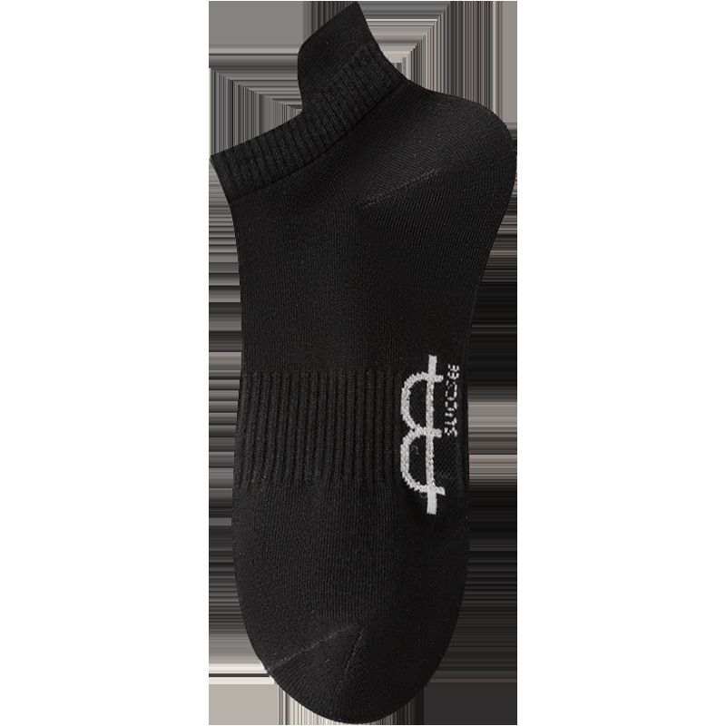 Calzini invisibili da barca invisibili invisibili alla moda da uomo, in cotone estivo, deodoranti, assorbenti del sudore, 2025e_voghion.com