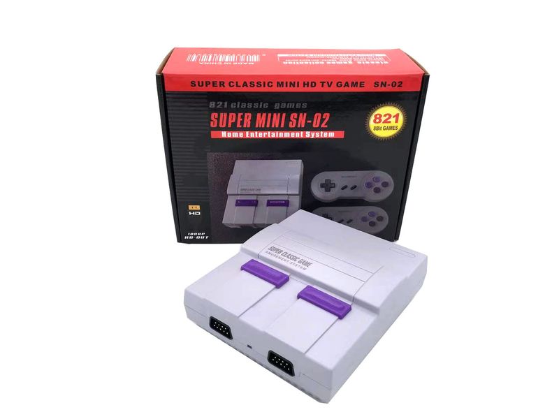 Mini-TV 8-Bit Eingebaute 821 Spiele Heimspielkonsole Nostalgisch_voghion.com