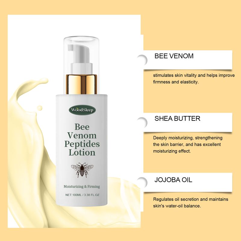 Woodsleep Bee Venom Moisturizing And Firming Lotion, Lifting And Firming Skin Hydrating And Moisturizing Refreshing Lotion_voghion.com