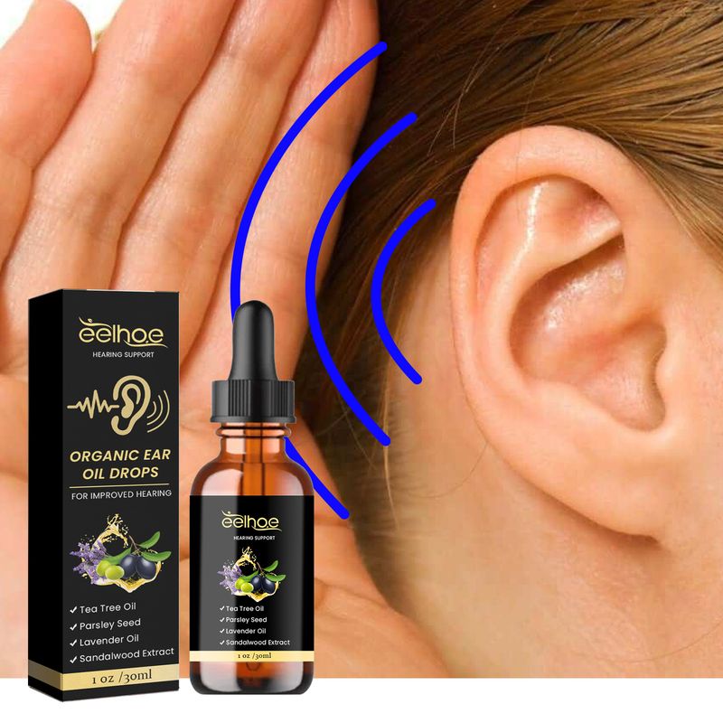 EELHOE Oil Clean Earwax Σταγόνες για την ανακούφιση από εμβοές, πλάτη και αυτιά_voghion.com