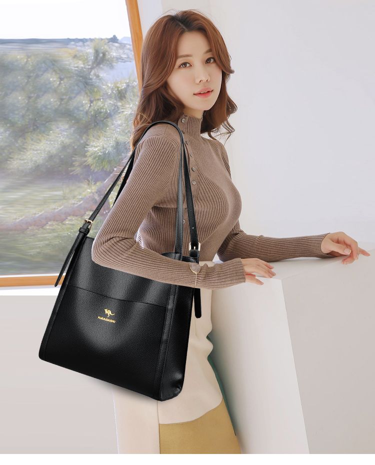 2024 New Leather Bucket Shoulder Women Purses Fashion Underarm satchel Messenger Bag For Shopping Large Capacity Tote_voghion.com