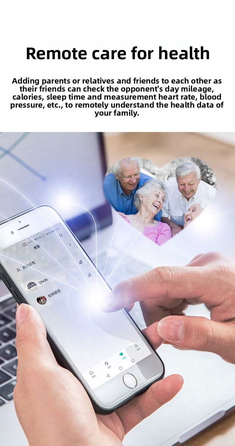 Heart Rate Blood Oxygen Sleep Monitoring Step Counting Remote Care Smart Ring_voghion.com