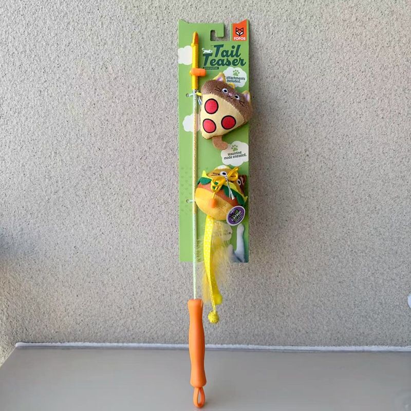 Two Foxes FOFOS Bacchetta Giocattolo Resistente e Resistente ai Morsi Autointrattenimento Interattivo Asta Teaser Forniture per Gatti_voghion.com