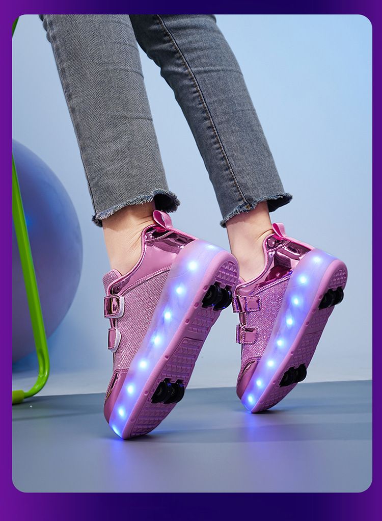 MaiSuHoo Inline-Schuhe mit zweireihigen Rädern, umwandelbare Schuhe, Skates, Rollschuhe für Kinder_voghion.com