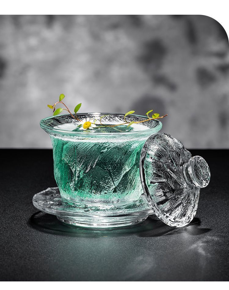 Koktajl Gaiwan o wysokiej wartości Kung Fu w stylu chińskim, kieliszek do herbaty, wino, kubek do zimnego parzenia_voghion.com
