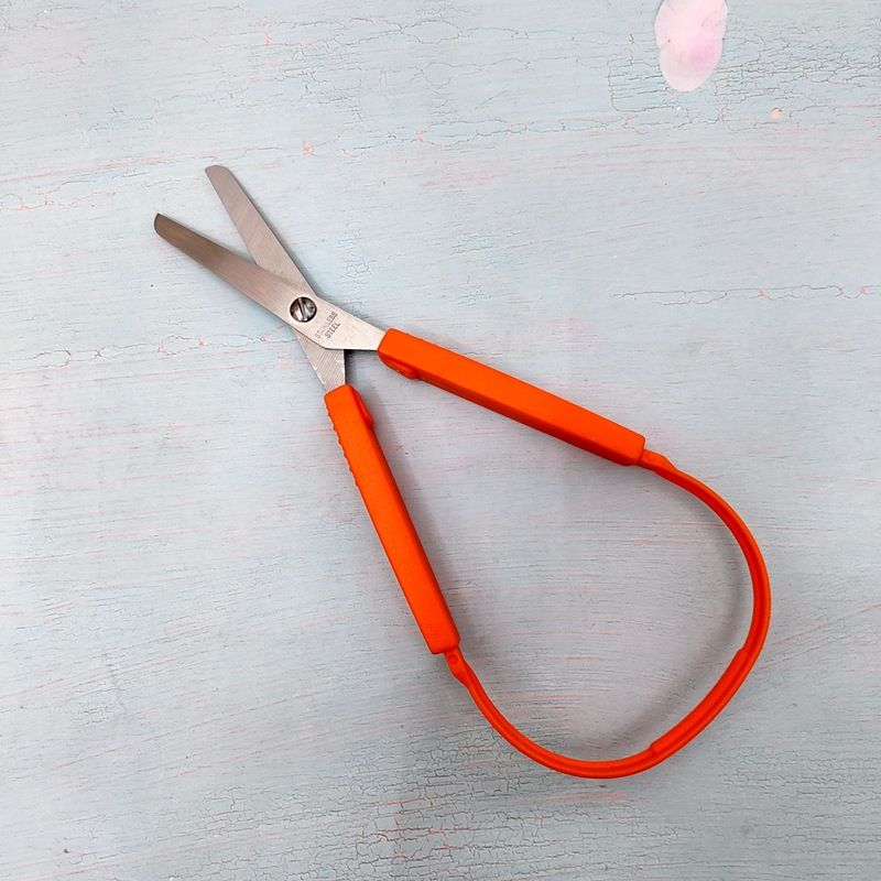 Cross-border supply automatic ring elastic scissors spot multi-color set large small tool ring scissors_voghion.com