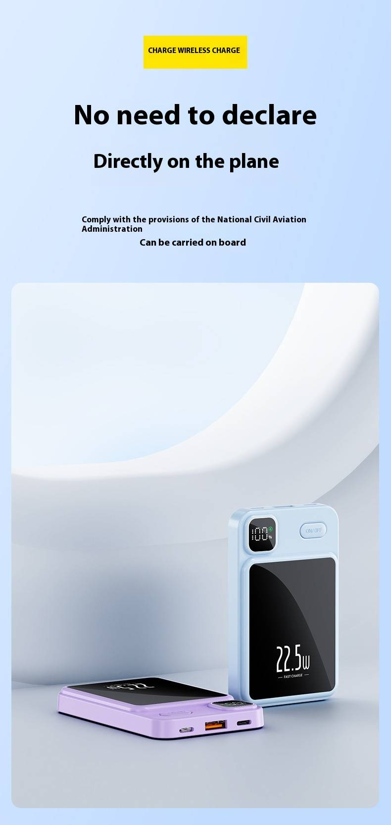 22,5 W 10000/20000mAh Power Bank Mágneses Szupergyors töltés QiPD20W vezeték nélküli töltés Mobiltelefonok és .13~15 Samsung Huawei tartozékok_voghion.com