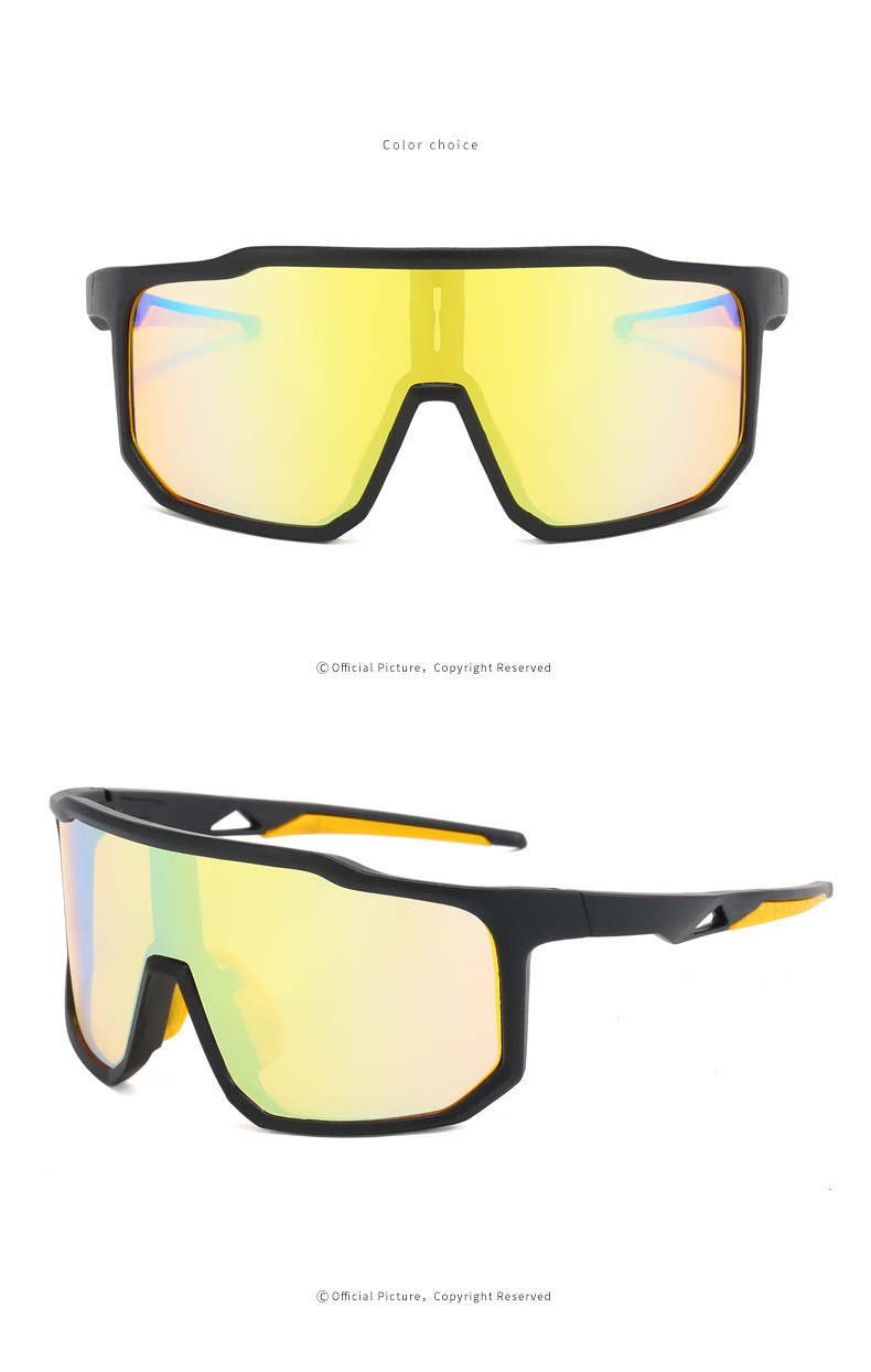 Lunettes coupe-vent unisexes Cycg pour l'extérieur, grand cadre, cycg, ski, alpinisme, route, vélo de montagne, lunettes de sport pour femmes_voghion.com