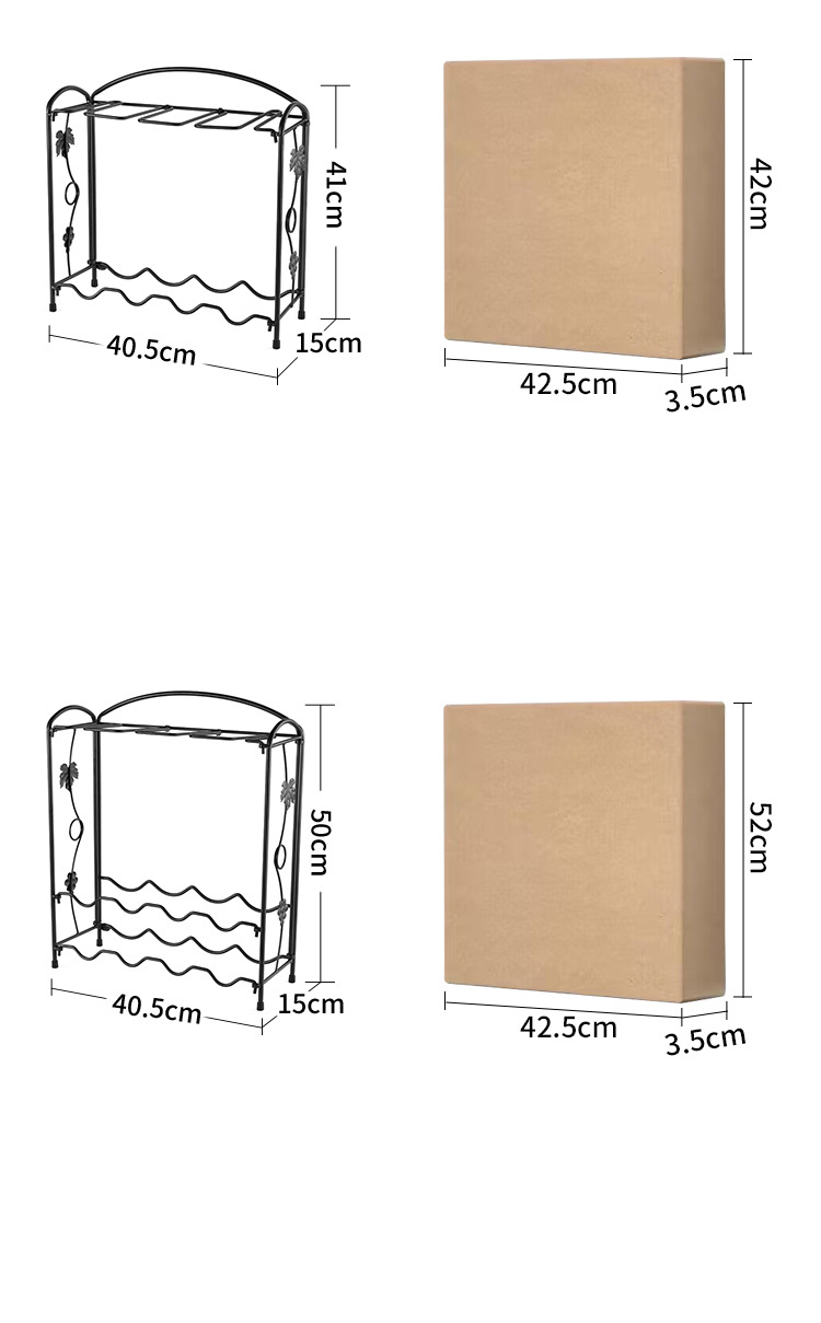 Weinglasregal für den Haushalt, Weinschrank, Weinregal, Ornamente, Weindekoration, umgedrehtes Weinglasregal, modern, leicht, luxuriös, Vintage_voghion.com
