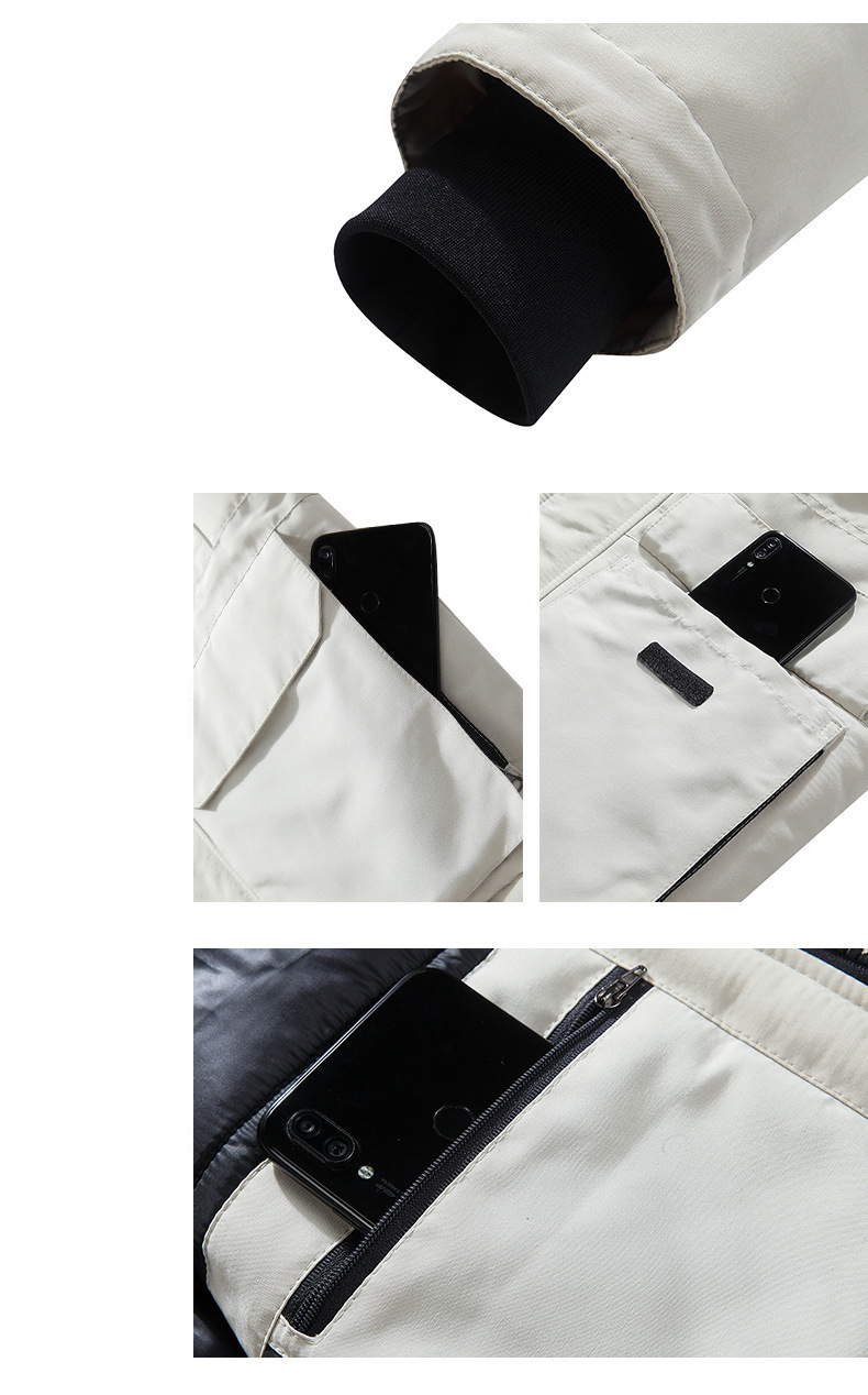 winter new men's cotton coat loose large size medium and long hooded thick warm men's clothing_voghion.com