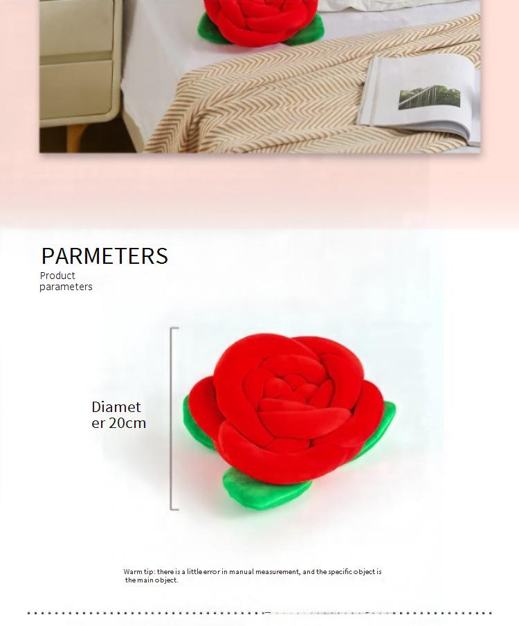 Luxury Handwoven Rose-Shaped Back Pillow - Decorative Sofa Cushion & Nap Pillow (Elegant Gift For Birthday/Home Decor)_voghion.com