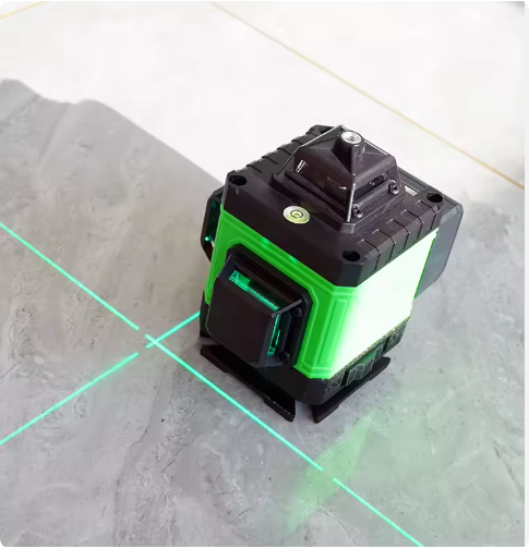 Grünes Laser-Level-Set, 360°-Drehmesswerkzeug, selbstnivellierendes Kreuz, 4D, 16 Linien, Laser-Level_voghion.com