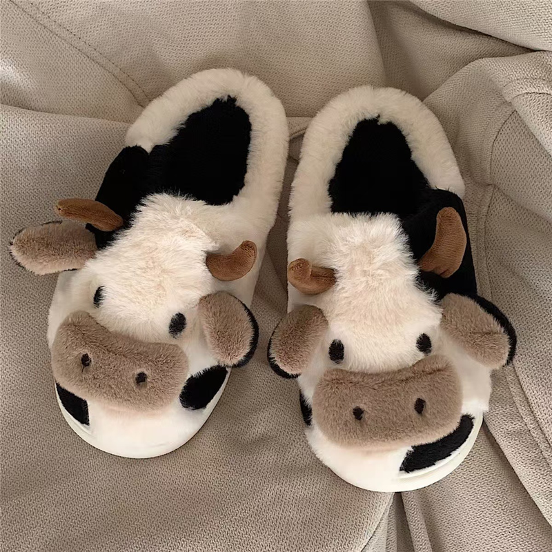 Couples' Cotton Slippers, Men And Women's Home Furry Slippers, Anti-slip Design Suitable For Both Indoors And Out._voghion.com