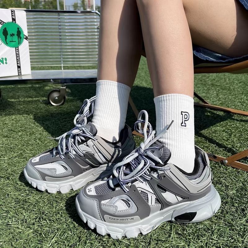 Beijiang Wolf Niche Summer New Black Dad Shoes Men Thick Sole Height Increasing Internet Celebrity Ins Trend_voghion.com