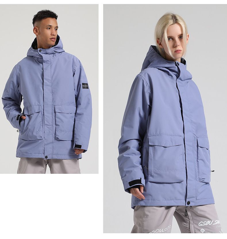 Sneeuwkleding Heren Single In Winter Nieuwe Waterdichte Winddichte Thermische Toog Grote Zak Dubbel Board Sneeuwpak Damesjas_voghion.com