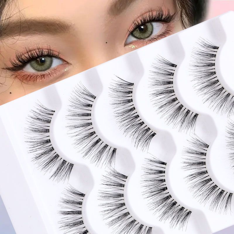 3D Handmade False Eyelashes - Asian Hybrid Volume (Fluffy & Wispy, Ultra-Soft & Lightweight For Natural/Dramatic Look)_voghion.com
