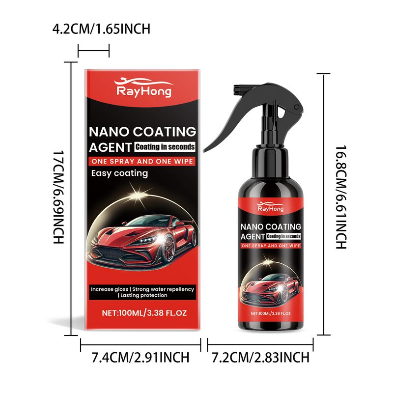 Rayhong Car Coating Agent, Protect Car Paint, Improve Gloss, Anti-Stain Clean And Refurbished Car Coating Agent_voghion.com