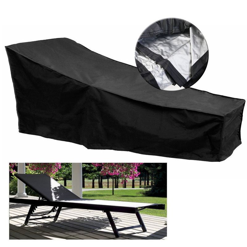 210D Furniture Cover Oxford Cloth Outdoor Garden Recliner Cover Dust Cover Sun Protection Anti-aging Chair Cover_voghion.com