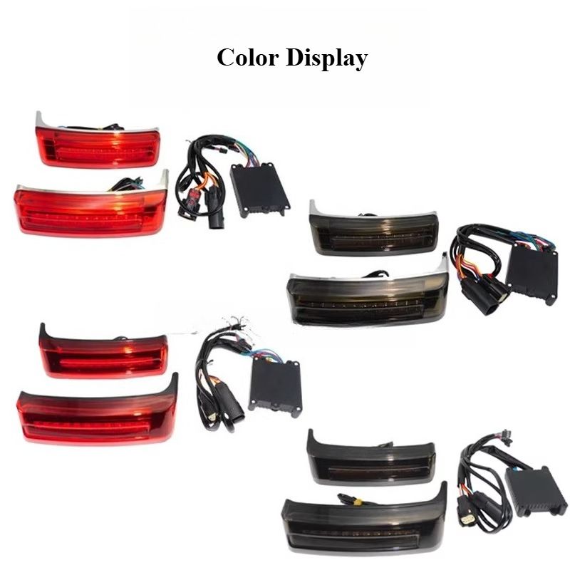 Motorcycle LED Saddlebag Rear Brake Light Turn Signal Lamp For Harley-Davidson Road King Electra Street Glide Limited 2014-2022_voghion.com