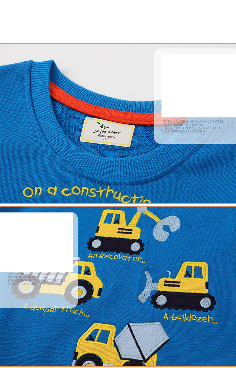 Felpa con cappuccio per bambini, ragazzi e ragazze, maglione autunnale per bambini, top ricamato con auto dei cartoni animati_voghion.com