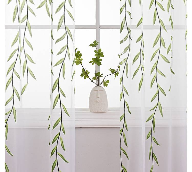 Cortinas a rayas resistentes al sol para sala de estar, dormitorio, paneles de cortina transparentes con aislamiento térmico_voghion.com