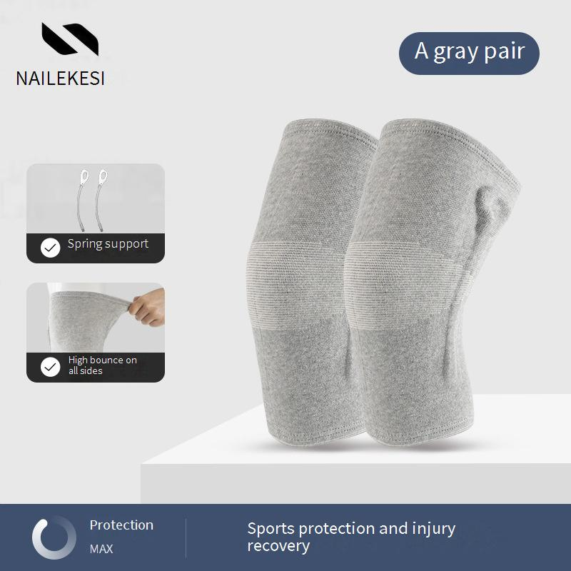 Professionele kniebrace voor dames en heren - Ademende en warme kniebeschermers voor hardlopen, fietsen, wandelen en sporten - Hoge elasticiteit en veerkracht_voghion.com