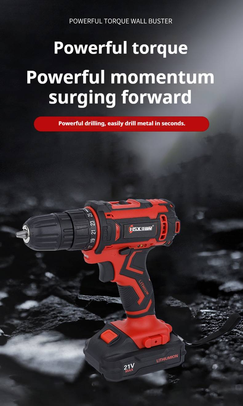 Heavy-Duty Cordless Lithium-Ion Drill Driver With Adjustable Speed – Multi-Purpose Electric Screwdriver For Metal, Wood & Concrete Drilling_voghion.com