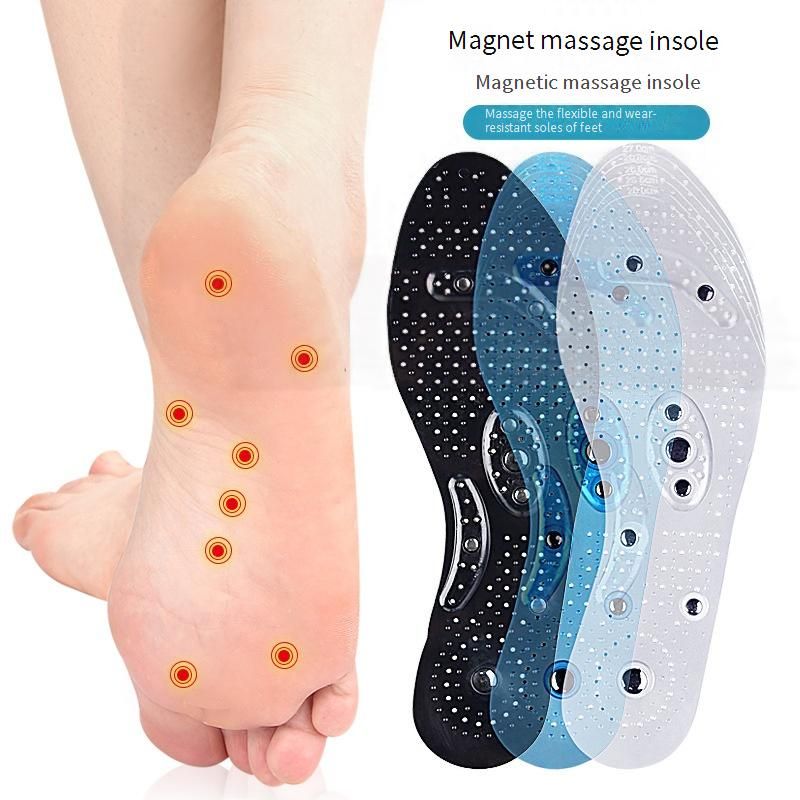 Breathable Magnetic Shoe Insoles With 8 Massage Stones - Adjustable & Cushioned For Men & Women - Universal Fit For Sports & Daily Wear_voghion.com