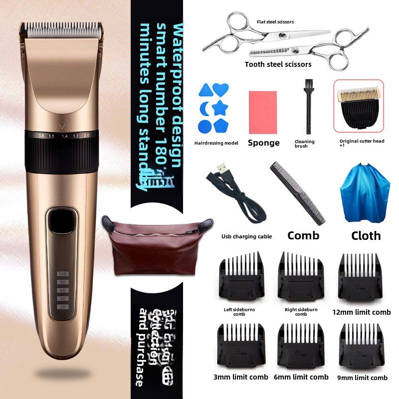 Hoerklipper, Fader, elektresche Push fir Hoer ze schneiden, Hoerraséieren, elektresche Push-Kapp, Raséierapparat, Haushaltsgeschir, Är eege Hoer schneiden, Hoerklipper._voghion.com