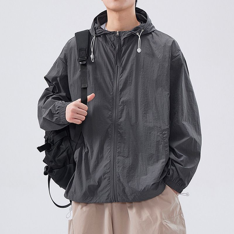 Ropa ligera de seda helada para exteriores de calidad inmejorable para hombre en verano 2025, con protección solar UPF50+ y transpirable._voghion.com