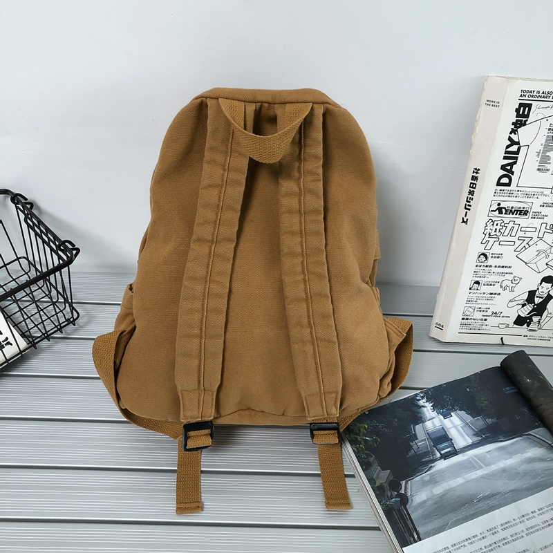 Moteriška „Cotto Cavas“ miela studentų knygų krepšio kelioninė kuprinė, madinga kuprinė mergaitėms, mokyklinė rankinė vaikams, dovana chaki spalvos_voghion.com