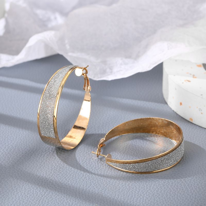 Pendientes grandes redondos exagerados con personalidad, accesorios de joyería_voghion.com