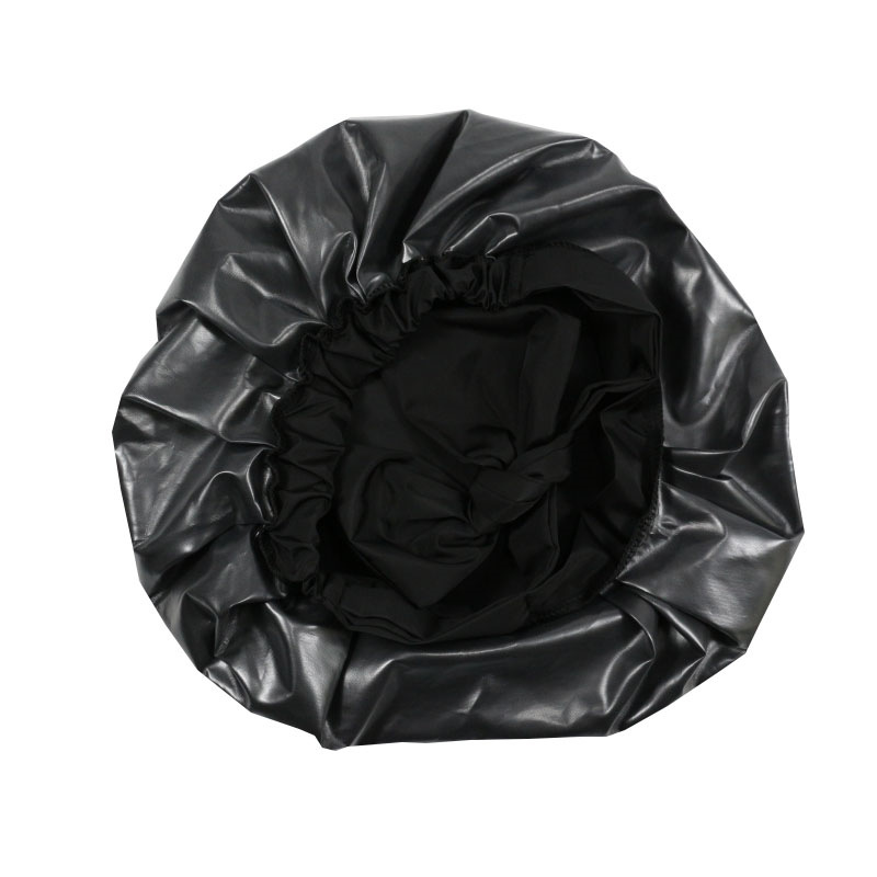 Reine farbe bowknot satin dusche kappe pullover Baotou kappe seide satin dauerwelle kappe hause_voghion.com