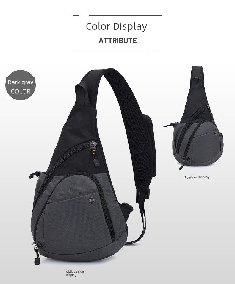 Sac à bandoulière multifonction imperméable pour homme, idéal pour les loisirs en plein air_voghion.com