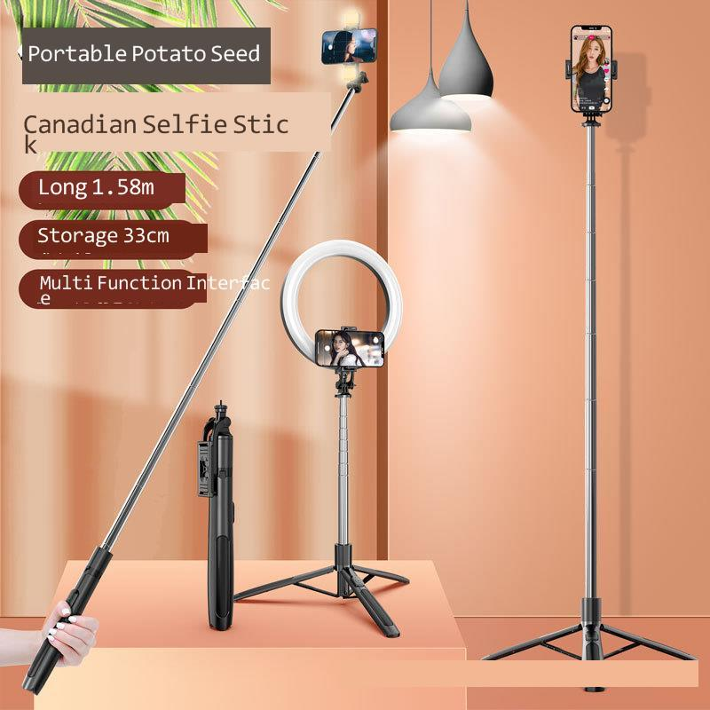 Selfie Stick Matkapuhelin Live Broadcast -tuki Anti Shake Stabilizer Monitoiminen Uusi_voghion.com
