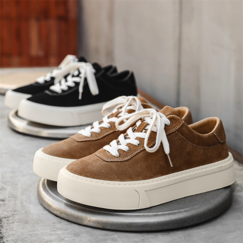 Primavera ed estate 2025, nuova versione coreana da uomo con lacci, tinta unita, stile casual e versatile._voghion.com