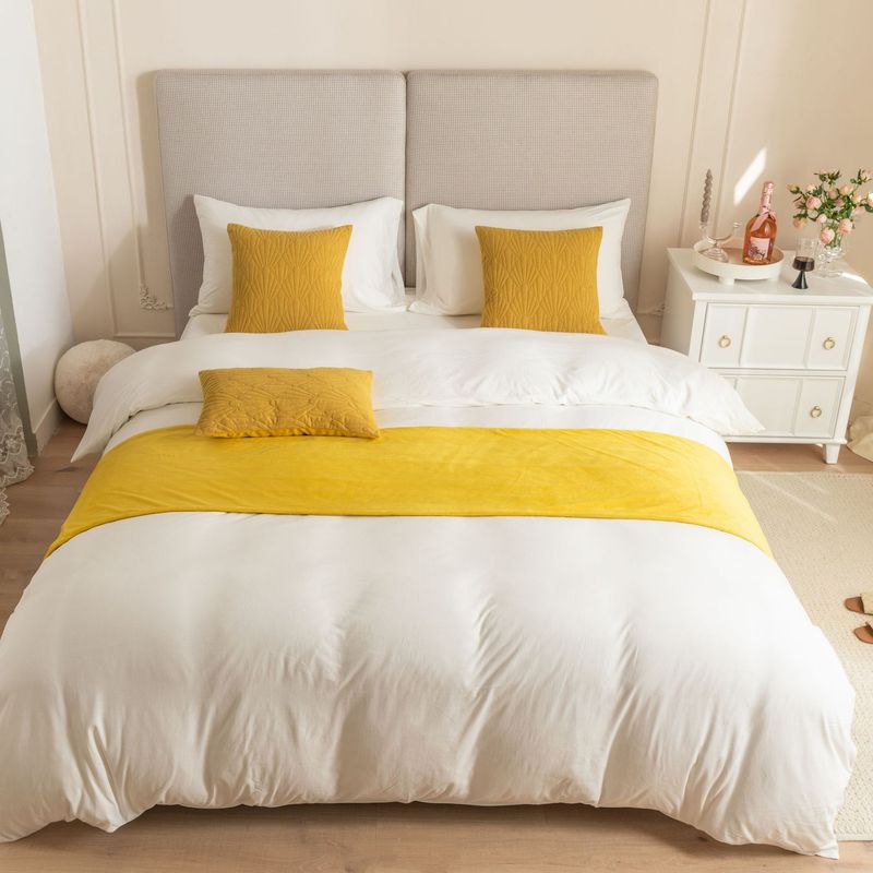 Nueva toalla de cama de terciopelo holandés con patrón de concha súper suave para hotel de alojamiento familiar_voghion.com