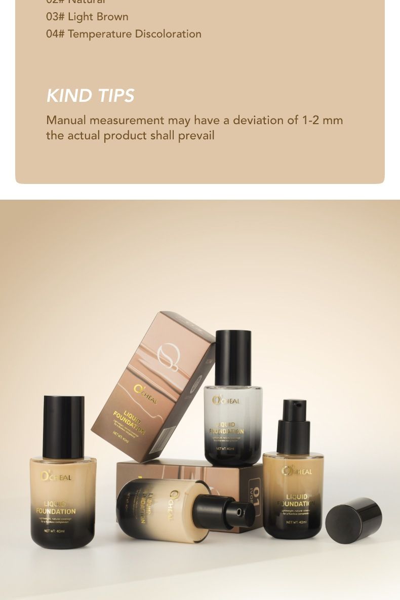 OCHEAL Concealer Temperature Change Foundation 40ml No Makeup Removal Concealer Moisturizing Clear Milk Pre-Makeup Isolator_voghion.com