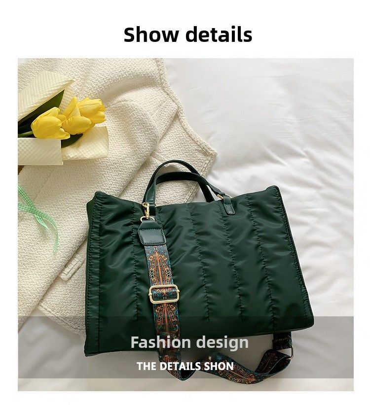 Large Capacity Bag Fashion Commuter Shoulder Bag Versatile Handbag Tote Bag Oblique Span Bag_voghion.com