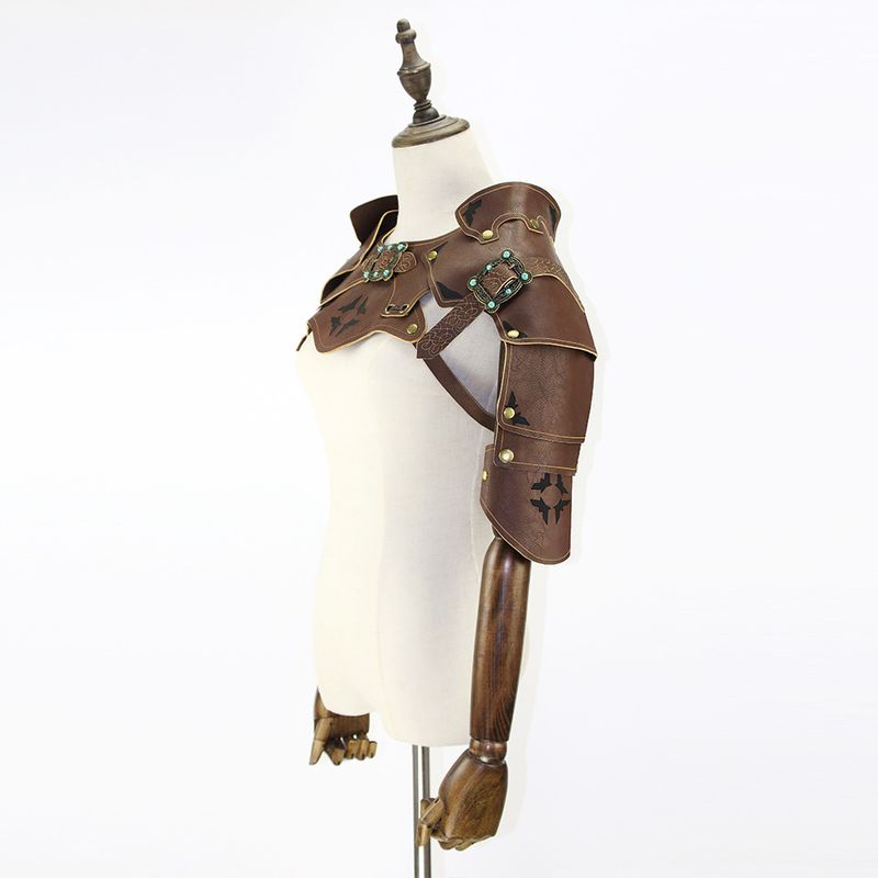 Steampunk-Kleidung, Rüstung, Schal, Weste, Requisiten für Halloween-COSPLAY-Bälle_voghion.com