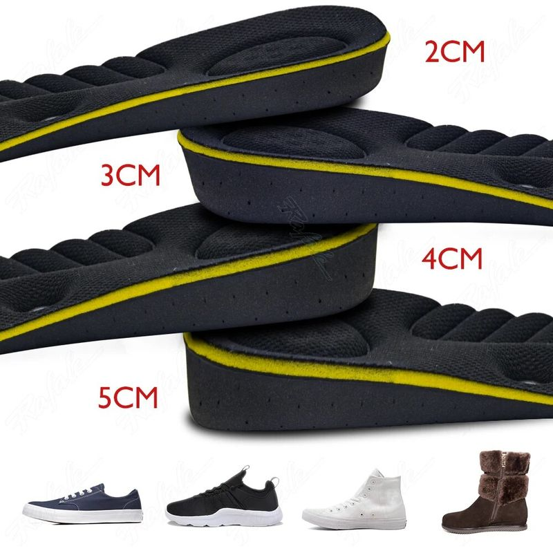Increae Inole Cuhion 2-5cm Magnet Maage Inviible Height Lift Adjutable Cut Shoe Heel Inert Taller Support_voghion.com