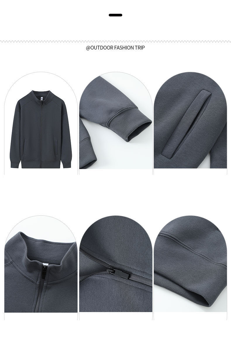 Herrenbekleidung Hoodie Silberfuchs Samt Strickjacke Overalls dicker Stehkragenmantel Männer und Frauen lockere Modemarke_voghion.com